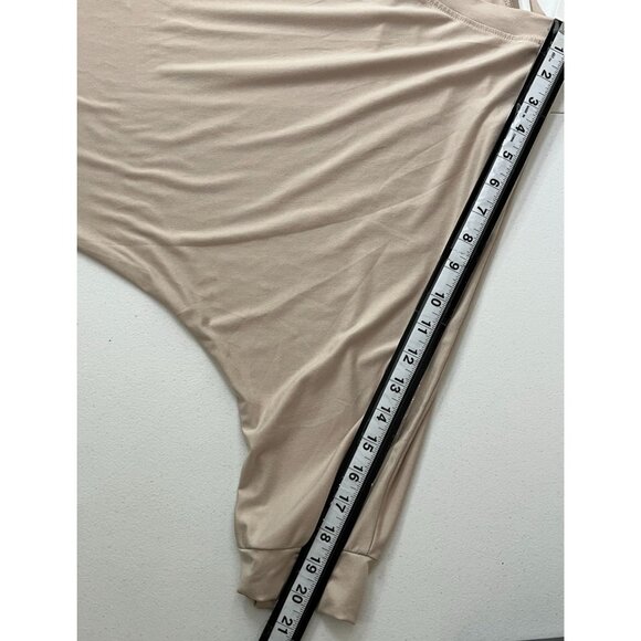 Doublju 3X Brown Dolman Sleeve Tunic Blouse V-Neck Oversized Plus Size Top - Picture 10 of 10